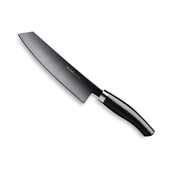 Nesmuk Janus 5.0 Kochmesser, 180mm, Edelstahlzwinge, Griff Micarta schwarz, 1 St