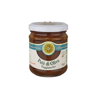 Oliven-Paste - Tapenade, schwarz, aus Taggiasca-Oliven, Venturino, 180 g