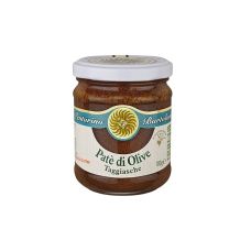 Oliven-Paste - Tapenade, schwarz, aus Taggiasca-Oliven, Venturino, 180 g