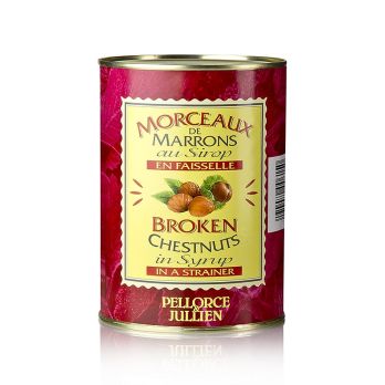 Maronen Stücke in Sirup, Pellorce & Jullien, 1,3 kg