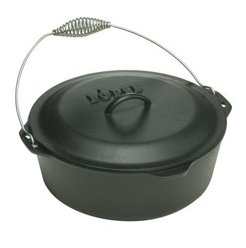 Zubehör - Kochtopf Lodge Dutch Oven, mit Deckel, für den Smoker, 4,7 Liter, 1 St