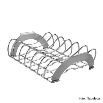 Napoleon Grillzubehör - Spare-Rib-Halter, Edelstahl, 1 St