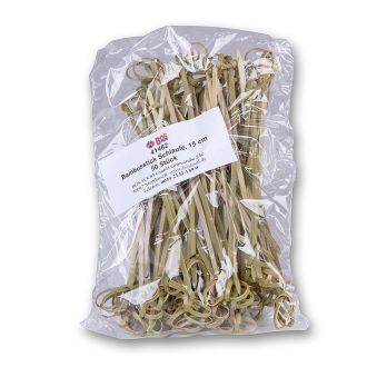 Bambus-Spieße, mit Knotenende, grün, 15cm, 50 St