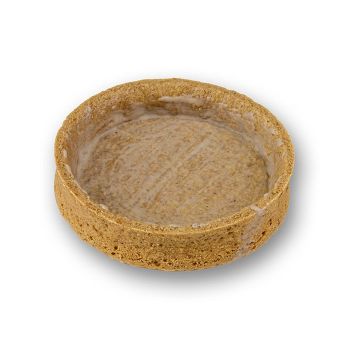 Dessert-Tartelettes aus Graham Crackern, gecoated, ø 80x17mm h, 1,04 kg, 45 St