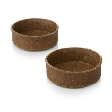 Dessert Tartelettes - Filigrano, rund, ø 5,3cm,  H 1,7cm, Schokomürbteig, 144 St