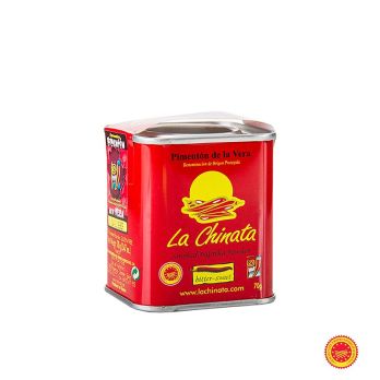 Paprikapulver - Pimenton de la Vera DOP/g.U., geräuchert, bittersüß, la Chinata, 70 g