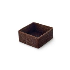 Dessert-Tartelettes - Filigrano, Quadrat, 3,3cm, H 1,8cm, Schokomürbeteig, 1,485 kg, 225 St