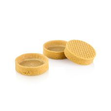 Dessert-Tartelettes Vanilla, gecoated, Ø48x19mm h, La Rose Noire, 1,375 kg, 125 St