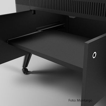 Holzkohlegrill HUB2 mit Anzünder, schwarz, everdure montargo / Heston Blumenthal, 1 St