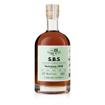 SBS Trinidad Rum 2008er T.D.L., 10 Jahre, Madeira Cask Finish, 57% vol., 700 ml