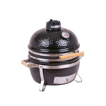 Monolith - Grill ICON, black, Keramikkohlegrill + Gestell+ Grillrost + Zubehör, 1 St