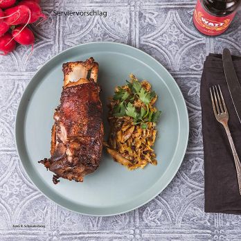 Sous-vide Schweinshaxe, LiVar-Schwein, Otto Gourmet, TK, ca.800 g