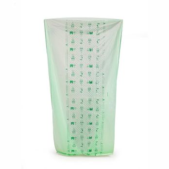 CompostBAG Bioabfallbeutel, 240l, 57x57x139cm, 6 Stück auf der Rolle, 1 St