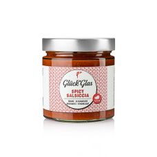 Glück im Glas - Spicy Salsiccia, pikante Sauce mit Bratwurst, 360 g