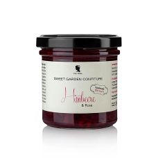 Sweet Garden Confiture - Himbeer & Rosen Fruchtaufstrich, Mea Rosa, 180 g