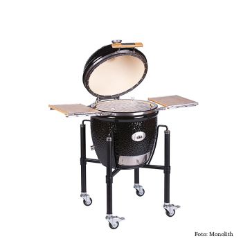 Monolith - Grill LE CHEF PRO 2.0, black, Keramikkohlegrill + Zubehör, 1 St