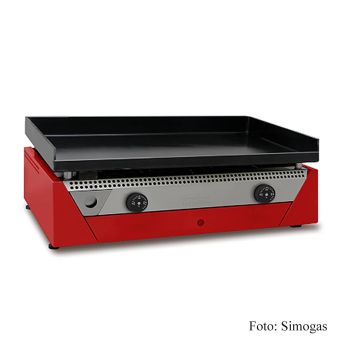 Plancha Bräter, Rainbow Rot, 71x40cm, 3,4KW Elektrisch, 1 St