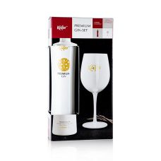 Käfer Gin Geschenk Set, 2-tlg. (1 Flasche Gin & 1 Käfer Kelchglas), 700 ml, 2 tlg.