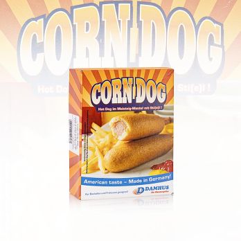 Corn Dogs am Stiel, Damhus, TK, 180 g, 6 St