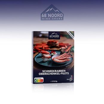 Schneekrabbenfleisch Oberschenkelfilets, gekocht, 68°Noord, TK, 250 g