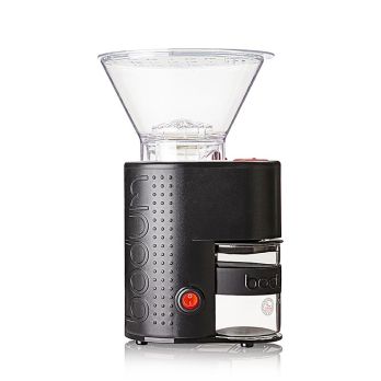 Bodum Kaffeemühle Bistro, mit Kegelmahlwerk, elektrisch, schwarz, 160W, 1 St