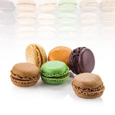 Macarons Mischung Les Creatifs, 6 Sorten,  Delifrance (19F10), TK, 864 g, 72 x 12g