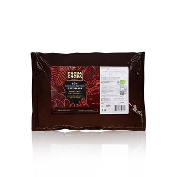 Huyabamba, 60% Bitter Couverture, Callets, Choba Choba, BIO, 2 kg