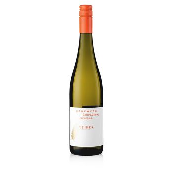 2023er Handwerk Chardonnay, trocken, 12 % vol., Leiner, BIO, 750 ml