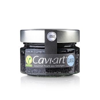 Cavi-art® Belug-art, ähnlich dem Stör Kaviar, Algen Kaviar, vegan, 100 g