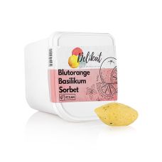 Delikat - Blutorange-Basilikum Sorbet, TK, 2,5 l