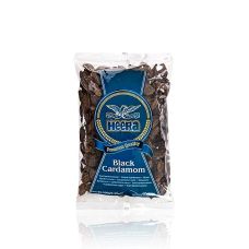 Cardamom, ganz, schwarz, Heera, 200 g