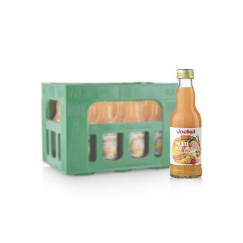 Voelkel - Multi Natur Mehrfruchtsaft, BIO Vegan, 2,4 l, 12 x 200ml