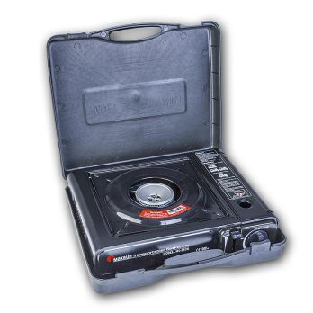 Gaskocher im Koffer mit Piezo Zünder, ohne Kartusche, 1 St