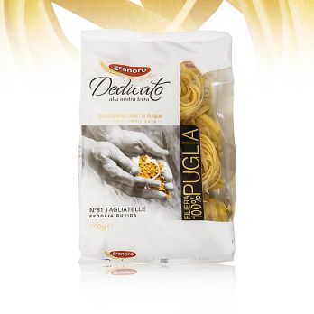 Granoro Tagliatelle, 6mm, Bandnudelnester No.81, 500 g