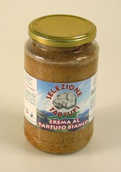 Trüffel-Creme, mit weißem Trüffel (tuber magnatum pico) Crema al Tartufo Bianco, 500 g