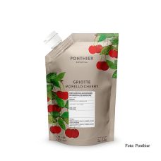 Püree - Kirsche, Griottes-Sauerkirsche, mit Zucker, 1 kg