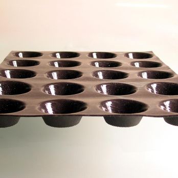 Flexipan Matte 40x30cm, 20 Mini-Muffins, ø 51mm, 29mm tief, 45ml, No.2031, 1 St