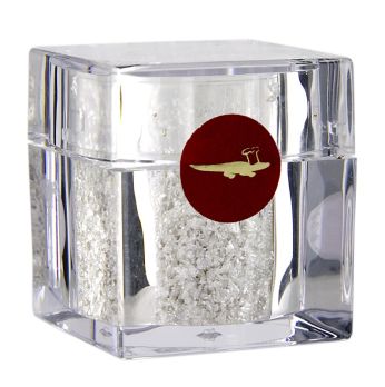 Silber - Würfelstreuer mit Blattsilberflocken, E174, 0,2 g