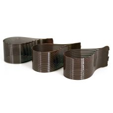 Schokoform - Teardrop, Tropfen, dunkel, Gitter, ø 50mm, 95mm, 40mm hoch, 255 g, 36 St