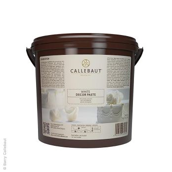 Weiße Überzug- und Dekorpaste, süß, mit Vanillegeschmack (ähnlich wie Fondant), 7 kg