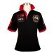 BOS FOOD EDITION Polo-Shirt La Guajiro, Kurzarm, schwarz/rot, Herren Gr. S, 1 St