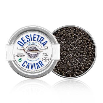 Desietra Beluga Kaviar Malossol vom Hausen (huso huso), Aquakultur Deutschland, 50 g
