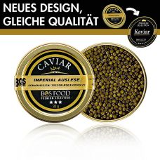 Imperial Auslese Kaviar, Kreuzung Amur x Kaluga Stör (schrenckii x dau), China, 30 g