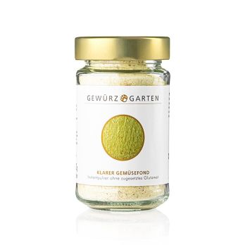 Gewürzgarten Klarer Gemüsefond, Instantpulver, ohne zugesetztes Glutamat, 170 g