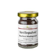 Bourbon-Vanille, gemahlen, aus Madagaskar, Greenplan, 35 g