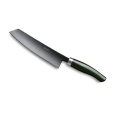 Nesmuk Janus 5.0 Kochmesser, 180mm, Edelstahlzwinge, Griff Micarta grün, 1 St