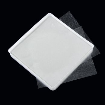 Obulato - Oblaten aus Kartoffelstärke, transparent, quadratisch, 9x9cm, 200 St