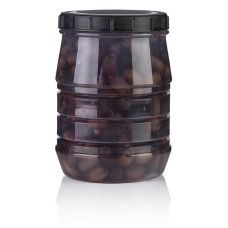 Schwarze Oliven, ohne Kern, Kalamata-Oliven, in Lake, Linos, 1,5 kg