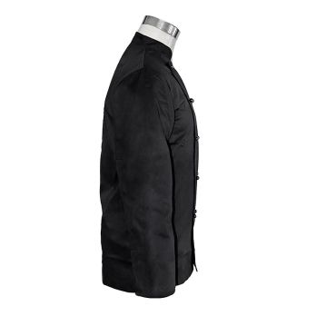 Kochjacke Basic, schwarz, Gr. L, inkl. 10 Knöpfe, Karlowsky, 1 St