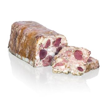 Terrine von Entenfleisch Vigneronne, mit Kastanien, Trapez, Rougié, 1 kg